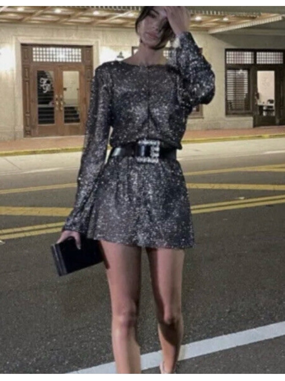 Zara Rhinestone Dress - Picture 3 of 5